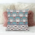 thumbnail image 4 of Amrita Sen Designs  18 x 18 in. Lotus Broadcloth Indoor & Outdoor Blown & Closed Pillow - Mint, Grey & Orange, 4 of 5