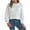 White, variant on GigrtiJin Women's Sweater Crewneck Ribbed Cable Knitted Sweaters Casual Comfy Lantern Sleeves Fall Winter Pullover Top