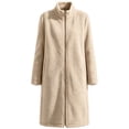 thumbnail image 4 of Enjoytime Fleece Jacket Women Fall Winter Stand Collar Zip Up Long Coat Warm Casual Trendy Long Sleeve Outerwear with Pockets, 4 of 8