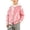 #A01-Hot Pink, variant on Kids Varsity Baseball Jacket Girls Boys Hooded Letterman Baseball Jacket Fleece Colorblock Bomber Jackets for Boys Casual Unisex School Uniform with Pocket