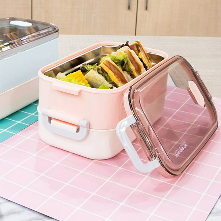 Can be carried upright ♪ Thin lunch box Foodman 600ml --A leak-resistant  4-point lock and a special case []