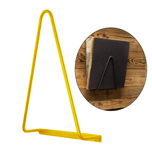 Langgg Triangle Wall Mounted Magazine Records Storage Rack Vinyl Holder Vinyl Records Records Storage Records Storage Rack Golden