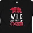 thumbnail image 4 of Inktastic Plaid Bear Wild and 1 with Arrow Boys or Girls Baby T-Shirt, 4 of 5