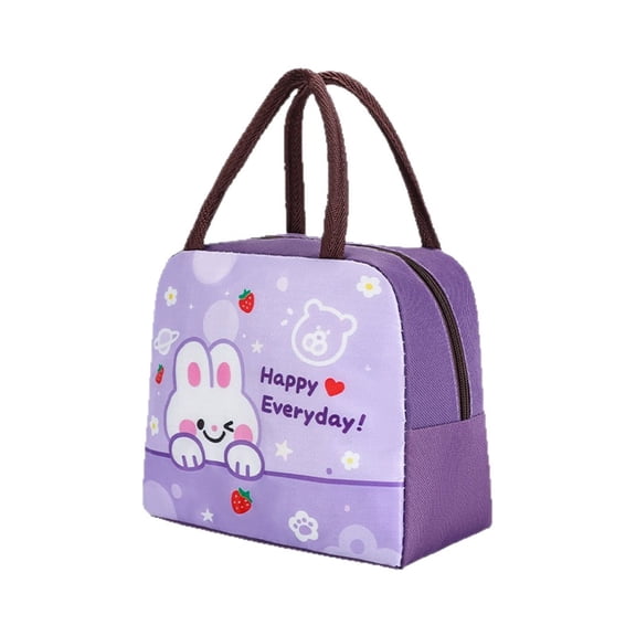 Dots Insulated Lunch Bag For Boys Girls,Reusable Waterproof LunchBox Cooler Tote Bag for Office, Work, Picnic