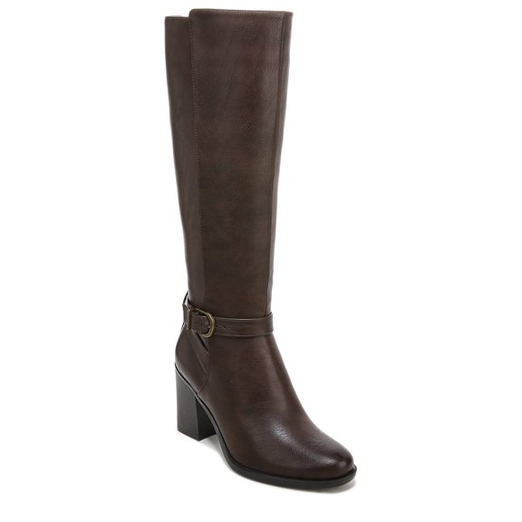 Naturalizer Women's Joslynn Knee High Boots, Dark Brown Smooth, 6.5