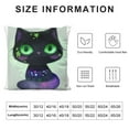 thumbnail image 5 of Mushroom Plush, Cute Black Cat Plush Pillow Soft Plushies Squishy Pillow, Cat Stuffed Animals Kawaii Plush Toys Decoration Gift for Girls Boys (Mermaid Ca, 5 of 5