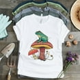 thumbnail image 3 of Cottagecore Frog Aesthetic Fairy Mushroom Goblincore T-Shirt, 3 of 3