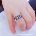 thumbnail image 4 of Anillo retro de hip hop de Corea del Sur, anillo abierto de moda con números femeninos simples y personalidad versátil para hombres y mujeres., 4 of 5