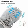 thumbnail image 2 of KOFUBOKE Men's Wide Toe Box Barefoot Shoes, Casual Minimalist Walking Shoes, Breathable Slip-On Sneakers for Travel & Daily, 2 of 7