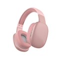 thumbnail image 4 of Estéreo inalámbrico inalámbrico Micrófono incorporado sobre la oreja Auriculares Sonido envolvente AUX / TF Luz ajustable para juegos Oficina Deportes Rosa, 4 of 8