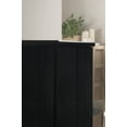 thumbnail image 3 of Hodedah 2 - Door Wardrobe with 4 - Shelves, Black, 3 of 6