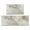 Gray And Brown, variant on Kitchen Rugs and Mats Non Skid Washable Grey and White Marble Kitchen Mat and Rug Set,Floor Cushion Waterproof Rug,Rubber Backed Area Rugs for Kitchen Laundry