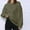 Army Green, variant on CLOISE Women's Sweatshirts Solid Color Oversized Sweatshirts Crew Neck Long Sleeve Hoodies Shirts Gray Drop Shoulder Tops Fall Loose Y2k Clothes XL