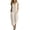 Beige, variant on Womens Cotton Jumpsuits Summer Casual Loose Fit Sleeveless V Neck Button Down Rompers Wide Leg Cropped Pants with Pockets,White,XXL