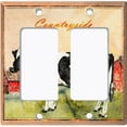 thumbnail image 6 of Metal Light Switch Plate Cover Cute Countryside Cow Animal Farm ANM003, 6 of 13