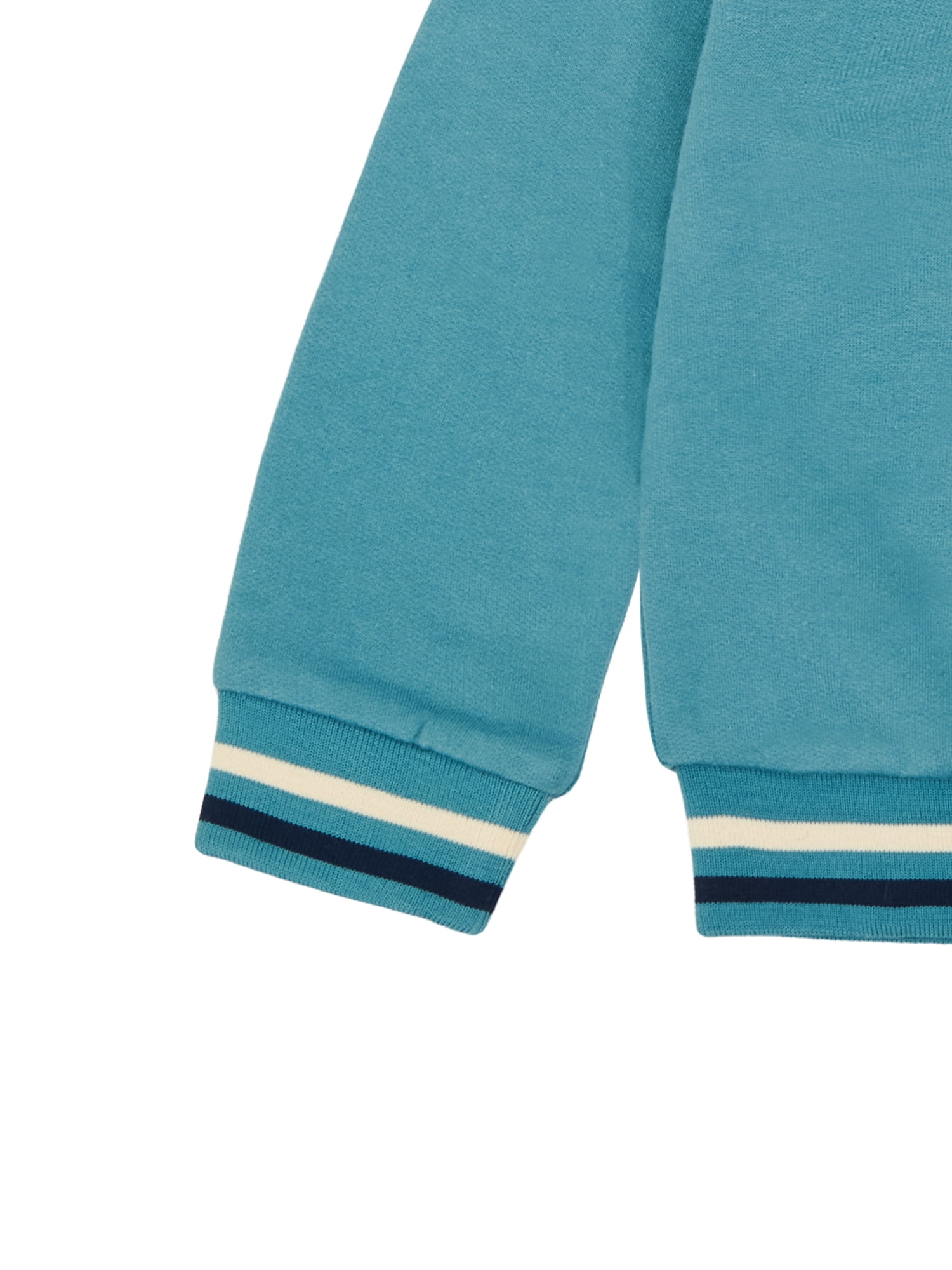 Wonderluxe Baby Boys' Long Sleeve Fleece Sweatshirt and Jogger, 3-Piece Set, Sizes 0-3M-24M