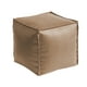 thumbnail image 2 of Amzcrzy Caja De Almacenamiento De Adornos De Piel Sintética, Reposapiés Otomano Acolchado, Marroquí, Sin Relleno, Funda Para Pie, Cojín Para El Suelo, Reposapiés, Sin Relleno, Contenedores De Almacen, 2 of 7