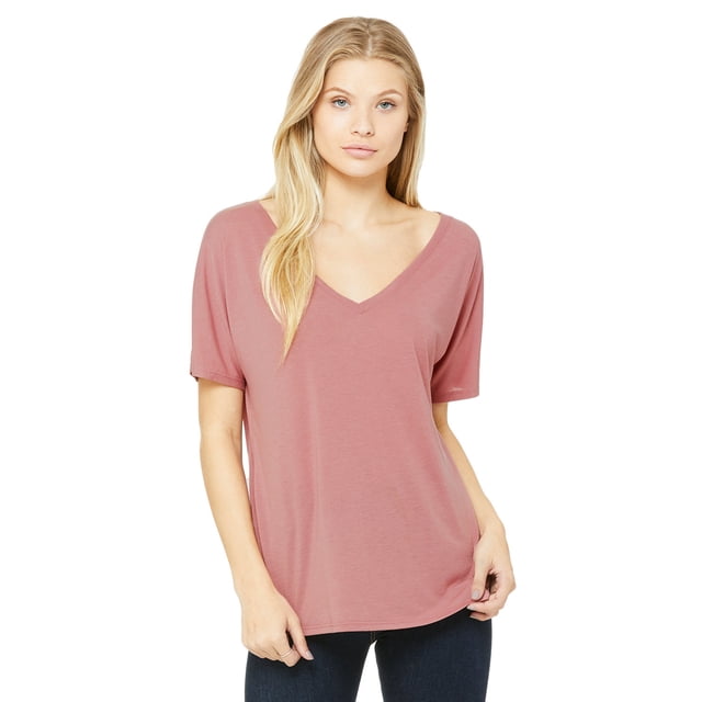 Bella + Canvas Ladies' Slouchy V-Neck T-Shirt