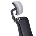 thumbnail image 1 of Office Chair Headrest Attachment Universal Head Support Cushion Upholstered Adjustable Height Angle, 1 of 5