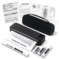 thumbnail image 1 of Portable Thermal Printer, Small Wireless Inkless Printer for Phone Laptop, Support 8.5" X 11" US Letter & A4 Thermal Paper, Bluetooth Mobile, 1 of 8