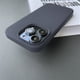 thumbnail image 3 of INS Simple Color Braided Pattern Phone Case For iPhone 15 13 12 11 Pro Max 14 Plus Matte Liquid Silicone Shockproof Bumber Cover, 3 of 5