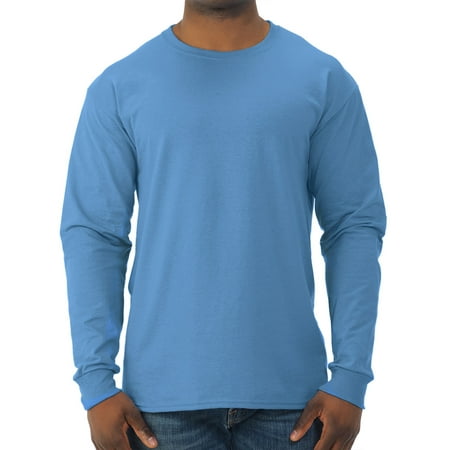 Camo Long Sleeve Mens T-shirt - Jerzees Mens dri-power long sleeve crewneck t shirt