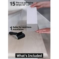 thumbnail image 5 of FINEHOUS 32"x4" Non-Slip Stair Treads Tape (15-Pack) - Clear Anti-Slip Indoor Strips, 5 of 6