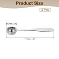 thumbnail image 2 of 2 Pack 5 Ml TeaSpoon Scoop, Stainless Steel Measuring Spoon for Loose Leaf Tea, Silver, 2 of 6
