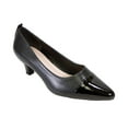 thumbnail image 2 of PEERAGE Arlene Women's Wide Width Leather Pumps, 2 of 11