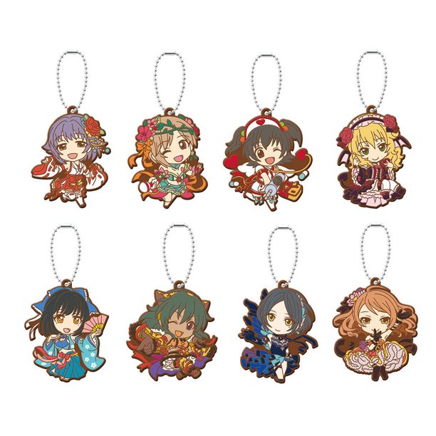Bandai Gashapon Idolmaster Cinderella Girls Capsule Rubber Mascot Collection Vol 7 Set Of 8 Walmart Com