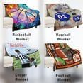 thumbnail image 4 of Baseball Blanket Dad Gifts from Daughter Son Best Dad Ever Gifts Throw Blanket for Men Birthday Christmas, 4 of 6