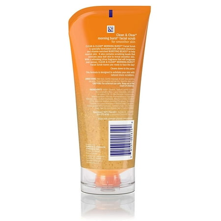 Clean And Clear Morning Burst Facial Scrub With Vitamin C - 5 Oz