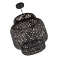 thumbnail image 1 of Suspension en Bambou Tressé Créative Simple Lampe Dôme Osier Style Rustique Rétro Design Moderne, 1 of 9