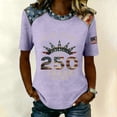 thumbnail image 2 of Youpwaven America 250th Anniversary USA Shirt Merchandise for Women, We the People 1776-2026 Patriotic Top, USA Flag Commemorative Tee, 2 of 5