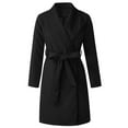 thumbnail image 5 of LYXSSBYX Women Long Sleeve Shacket Jacket Hot Sale Clearance Fashion Womens Warm Faux Coat Cardigan Winter Solid Long Sleeve Outerwear, 5 of 6