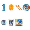 Sonic Boom Sonic The Hedgehog Party Supplies Party Pack For 32 With Blue #5 Balloon
