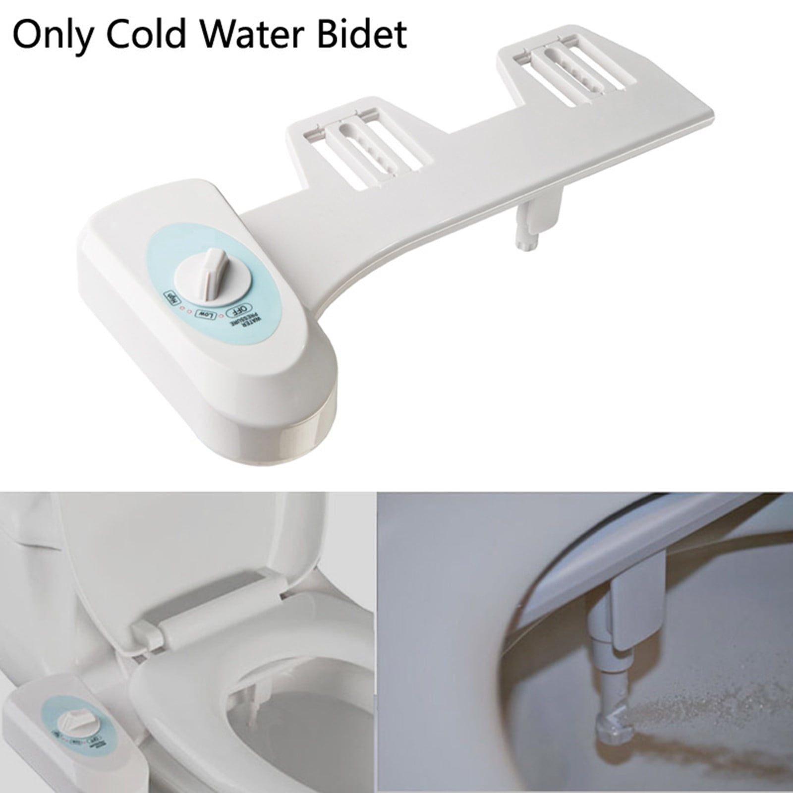 Bidet Toilet Seat Attachment for Toilet Self-Cleaning Nozzle Bidet Toilet Seat with Cool Temperature Control, Nozzle Cleaning, Female Wash