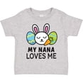 thumbnail image 3 of Inktastic My Nana Loves Me with Bunny and Easter Eggs Boys or Girls Toddler T-Shirt, 3 of 5