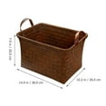 thumbnail image 3 of Imitation Rattan Woven Basket Laundry Basket Laundry Holder Laundry Storage Basket, 3 of 6