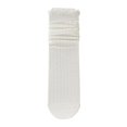 thumbnail image 3 of Luvior Women White Lace Ruffles Socks Cottagecore Floral Frilly Sock Thin Cotton Summer Crew Socks -Soft Breathable, 3 of 4