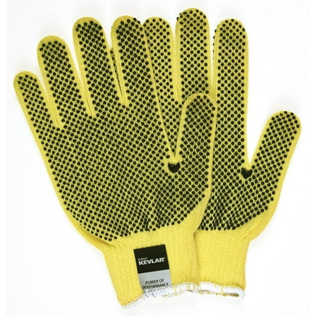 Mcr Safety 9396L Cutpro Kevlar Gloves 9396, Yellow/black, Large, Pair