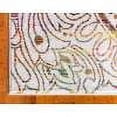 thumbnail image 6 of Unique Loom Lyon Collection Area Rug - Sapphire (4' 1" x 6' 1" Rectangle Ivory/Red), 6 of 7