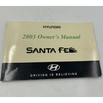 2003 Hyundai Santa FE Owners Manual Handbook OEM P03B29013