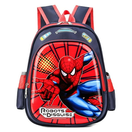Kids Boy Spiderman Backpack Spider-man School Bag Kindergarten Rucksack