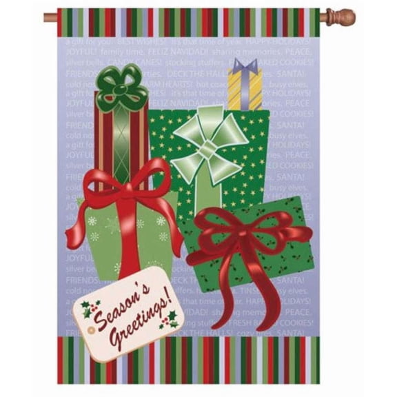 Premier House Size Flag - Seasons Greetings