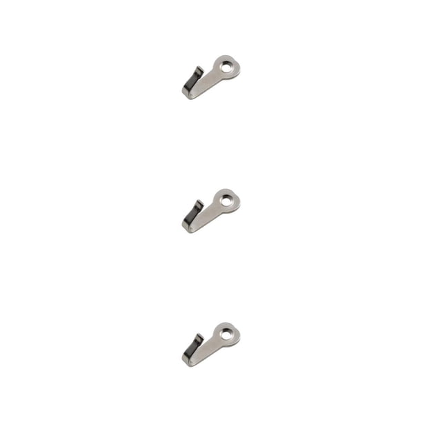 Speravity Gancho para llaves Mini perchas Montado en la pared Usable Colgando Heavy Duty Ganchos Bolsa Bolso Cocina Hogar Níquel blanco Type1 NO1