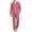 Dusty Rose, variant on Men's Pajamas Set Soft Modal Sleepwear Long Sleeve Button Down Lounge Wear with Pockets,Lightweight Comfy Pajamas