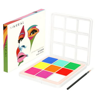 MERRYHAPY 1 Set Water Soluble Paint Face Paints for Adults Intimate Kit  Water Based Face Paint Water Activated Eyeliner Palette Child Makeup Human