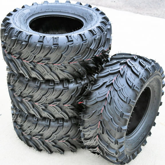 Set of 4 Forerunner Mars B 25X10.00-12 25x10-12 25x10x12 50F 6 Ply m/t mud Atv/Utv Tires