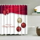 thumbnail image 5 of Cortina de ducha de Navidad 90x180 pulgadas - Decoración de baño navideño con impresión digital - Tela de poliéster con rellenos metálicos - Secado rápido y cuidado sencillo, 5 of 6